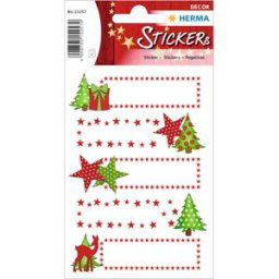 Herma stickers Decor julklappsetikett jul (2) 10st