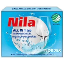 Maskindiskmedel NILA "All-in-One" tabletter 70/FP