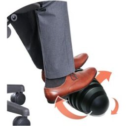 Active footrest 18x42 cm egg-shape black