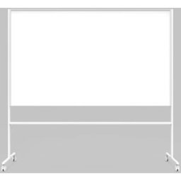 Whiteboard Lintex ONE Mobil, vit, dubbelsidig, 200x120cm