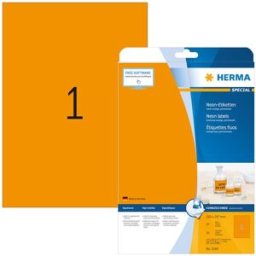 Herma etikett Special 210x297 neon orange (20)