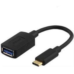 Adapter DELTACO USB C hane - Typ A hona