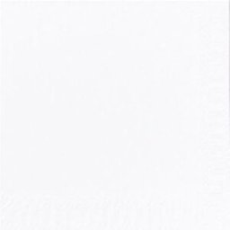 Servett 3-lags 24x24cm vit, 250st