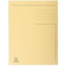 Mapp EXACOMPTA 3-kl kartong 280g A4 beig