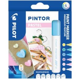 Marker Pintor Medium Pastel Mix ass (6) 6st