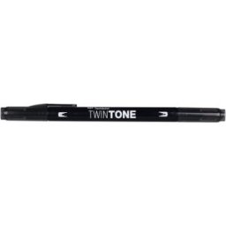Tombow TwinTone svart 0,3/0,8 6st