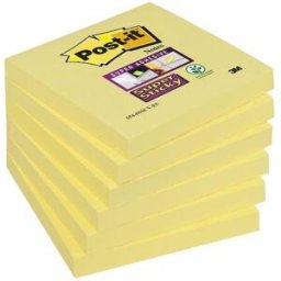 Notes POST-IT SS 76X76mm gul 6st