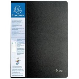 Demobok EXACOMPTA 80 fickor svart