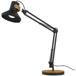 Lampa UNILUX Baya Bamboo LED svart