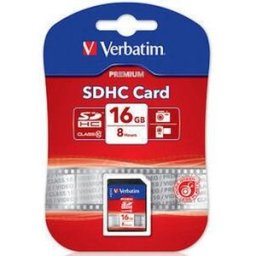 Verbatim SDHC Card 16GB Class 10 20st