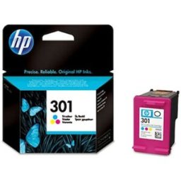 HP 301 color ink cartridge, blistered