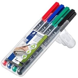 OH-Penna Staedtler Lumocolor, medium, permanent, 4/fp