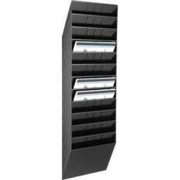 Blankettfack Durable Flexiboxx Svart, A4L, 12 fack
