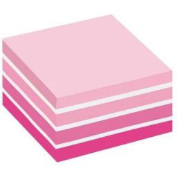 Post-It Kub Fresh Pink, 76x76mm, 450 blad