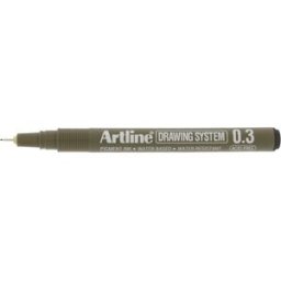 Fineliner ARTLINE EK233 0,3mm svart 12st