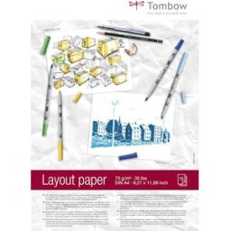 Tombow Layout drawing pad A4 75g 75 sheets