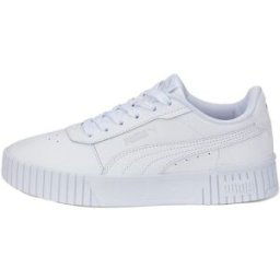 Carina 2.0 Sneaker Junior, 37, PUMA White-PUMA White-PUMA Silver