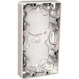 Schneider Electric Exxact Wde002362 Förhöjningsdosa Utanpåliggande, 35 Mm Djup 2 Fack, Installationsmaterial
