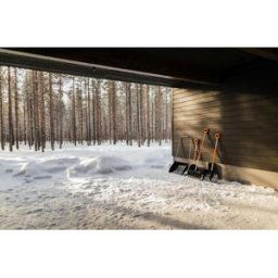 Fiskars Snowxpert 143021 Snösläde Med Orange Reflex, Trädgårdsredskap