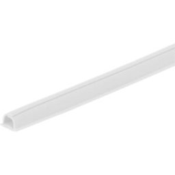 Plasfix Cablefix 2201 Kabelkanal Vit, Självhäftande, 4-Pack 1 M X 8 Mm, Installationsmaterial