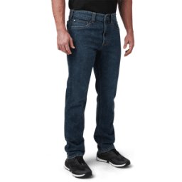5.11 Tactical Defender-Flex Straight Jean (Färg: Bsc Blue Wsh, Midjemått: 30, Benlängd: 32)