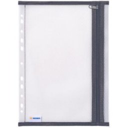 Herma Universal bag w/holes A4 black 10st