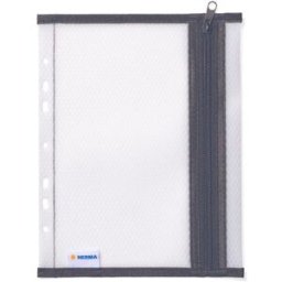 Herma Universal bag w/holes A5 black 10st