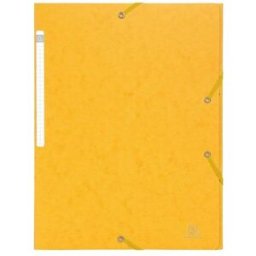 Gummibandsmapp EXACOMPTA 3kl A4 425g gul