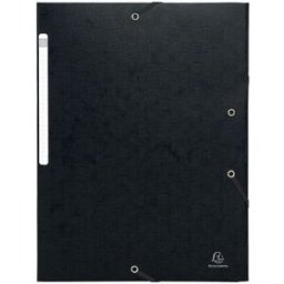 Gummibandsmapp EXACOMPTA 3kl A4 425g sva