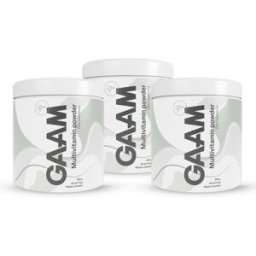 3 X Gaam Multivitamin Powder 300 G