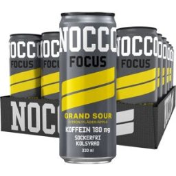 24 X Nocco Focus 330 Ml Grand Sour