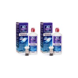 AOSEPT PLUS med Hydraglyde 2 x 360 ml med linsetuier