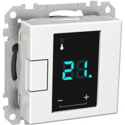 Schneider Electric Exxact Wde002491 Termostat 230 V, Med Display Vit, Värme