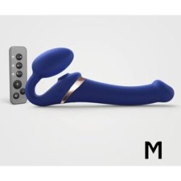 Strap-on-me Multi Orgasm Bendable Strap On Night Blue M