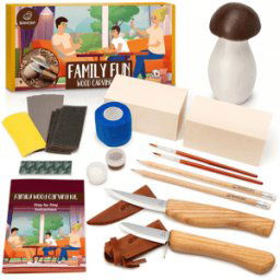 BeaverCraft Tools BeaverCraft DIY09 Täljkit med Svampar
