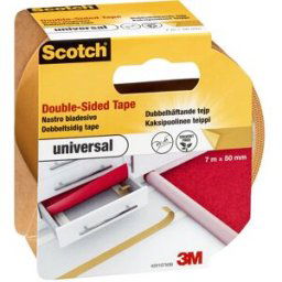 3M Dubbelhäftande tejp Universal, 50 mm x 7 m, rulle