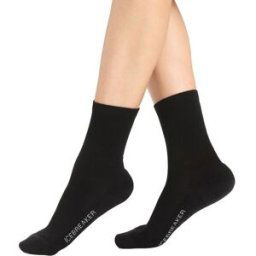 Icebreaker Lifestyle Light Crew Dam, Black, L