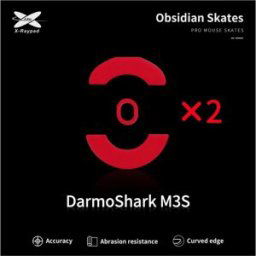 X-Raypad Obsidian Mouse Skates För Darmoshark M3s