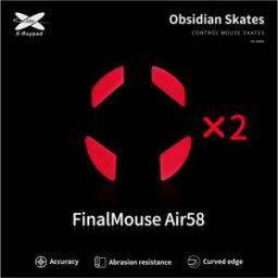 X-Raypad Obsidian Mouse Skates För Finalmouse Air58 Ninja