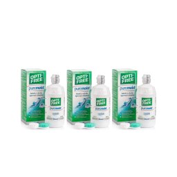 OPTI-FREE PureMoist 3 x 300 ml med linsetuier