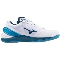 Mizuno Wave Stealth Neo Herr, 44, White/SailorBlue/Silver