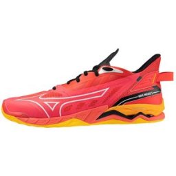 Mizuno Wave Mirage 5 Herr, 44, Radiant Red/White/Carrot Curl