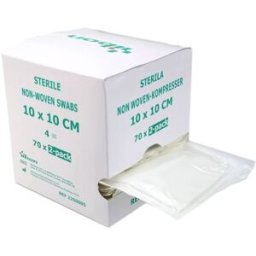 Kompress NW steril 2-p 10x10cm 140/fp