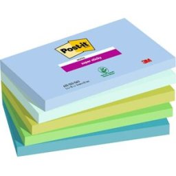 Notes POST-IT SS Oasis 76x127mm 5/fp