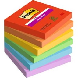 Notes POST-IT SS Playful 76x76 6/fp