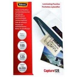 Laminat FELLOWES 75x105mm 125mic 100/fp