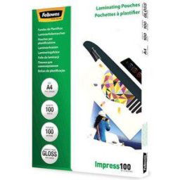 Laminat FELLOWES A4 100mic klar 100/fp