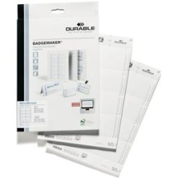 Etiketter DURABLE namnskylt 60x90 20/fp