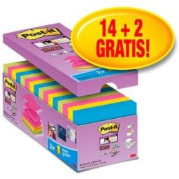 Notes POST-IT SS Carniva 76x76mm 14+2/fp