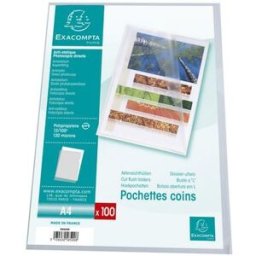 Aktmapp EXACOMPTA A4 0,11mm kl 100/fp